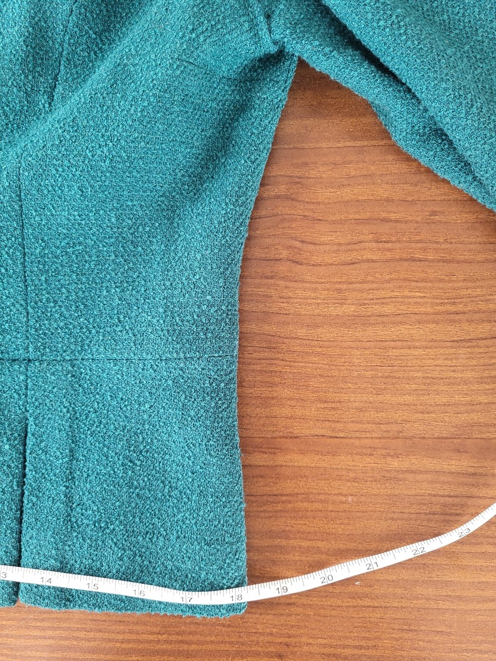 Anne Klein Teal Textured Peplum Jacket - Picture 14 of 15